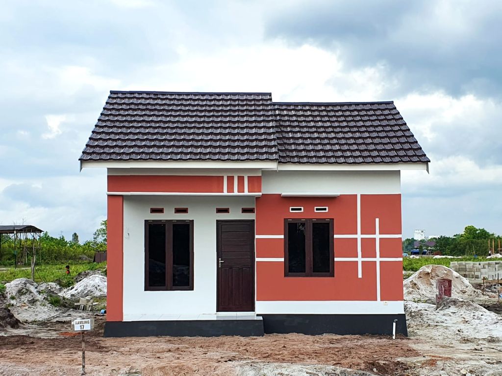 foto tampak rumah tipe 36 perumahan Anggrek Residence 2