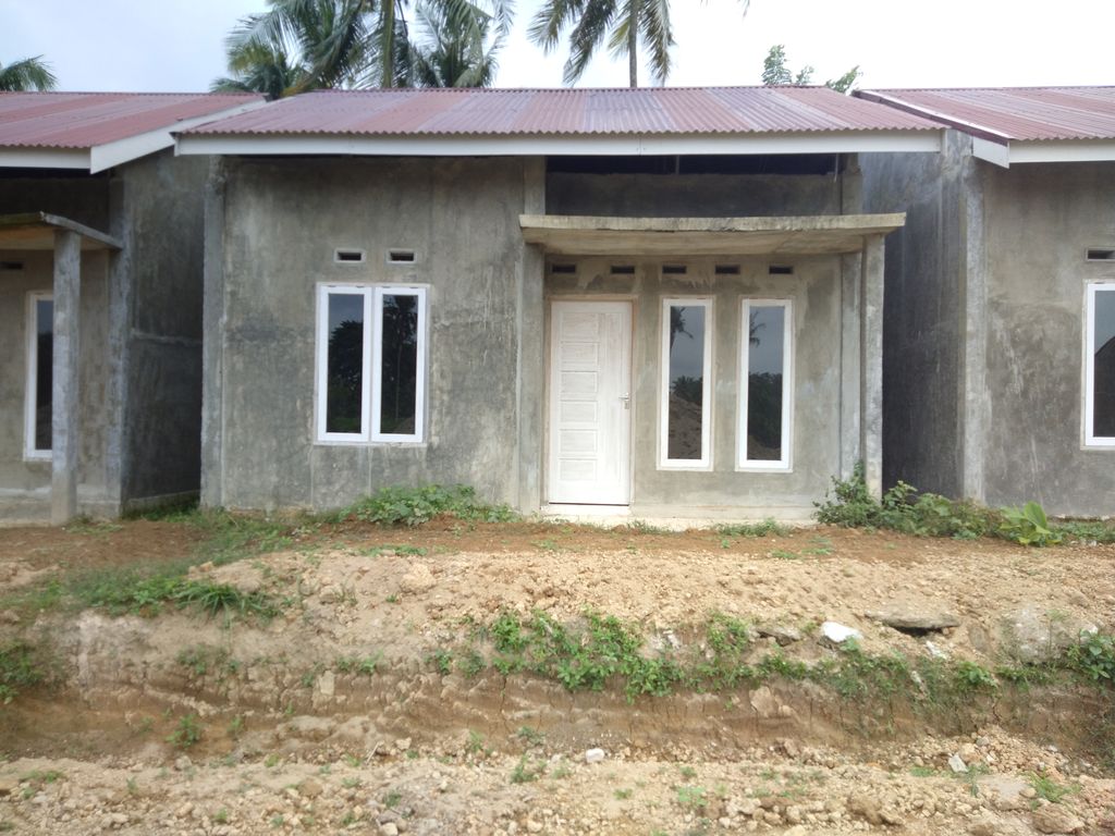 foto tampak rumah tipe 36 perumahan JALA UTAMA PADANG SARAI I