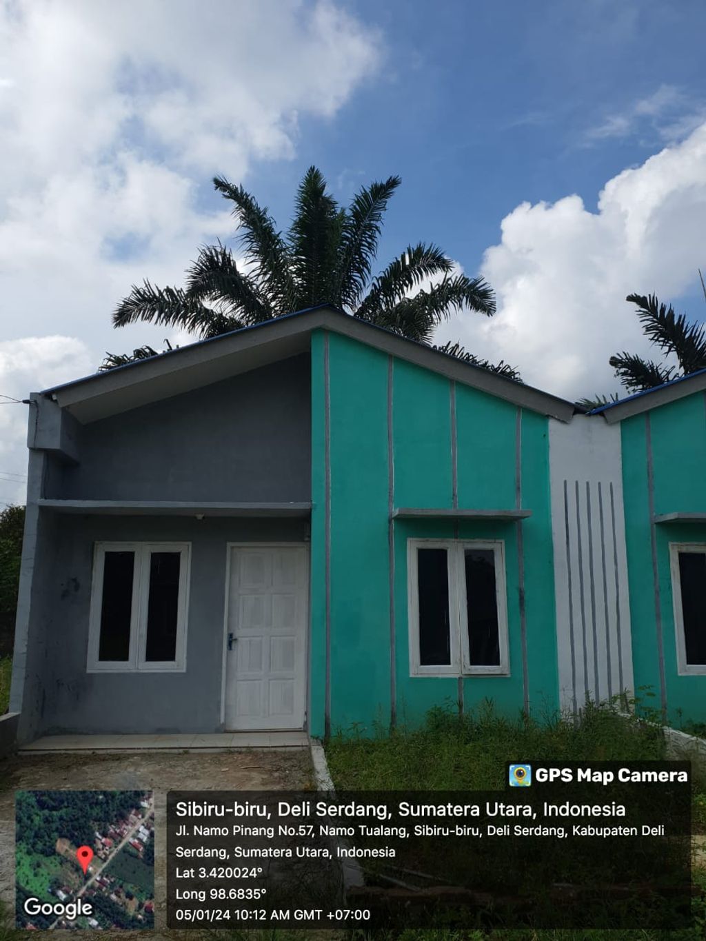 foto tampak rumah tipe 36 perumahan FAMILY RESIDENCE 2