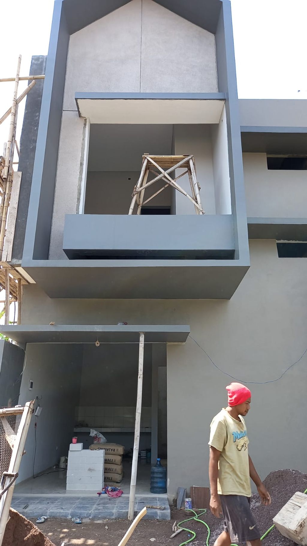 foto tampak rumah tipe 65 (D9) perumahan Kopo Harmonis Townhouse