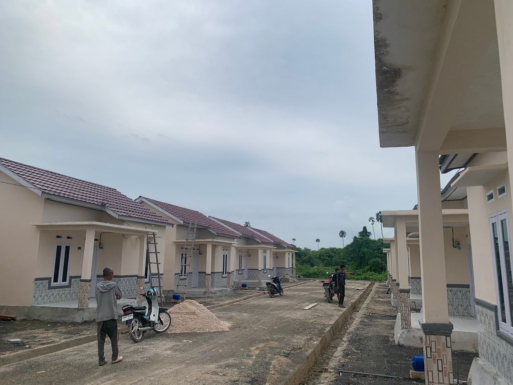 foto posisi tengah perumahan PERDAMAIAN RESIDENCE