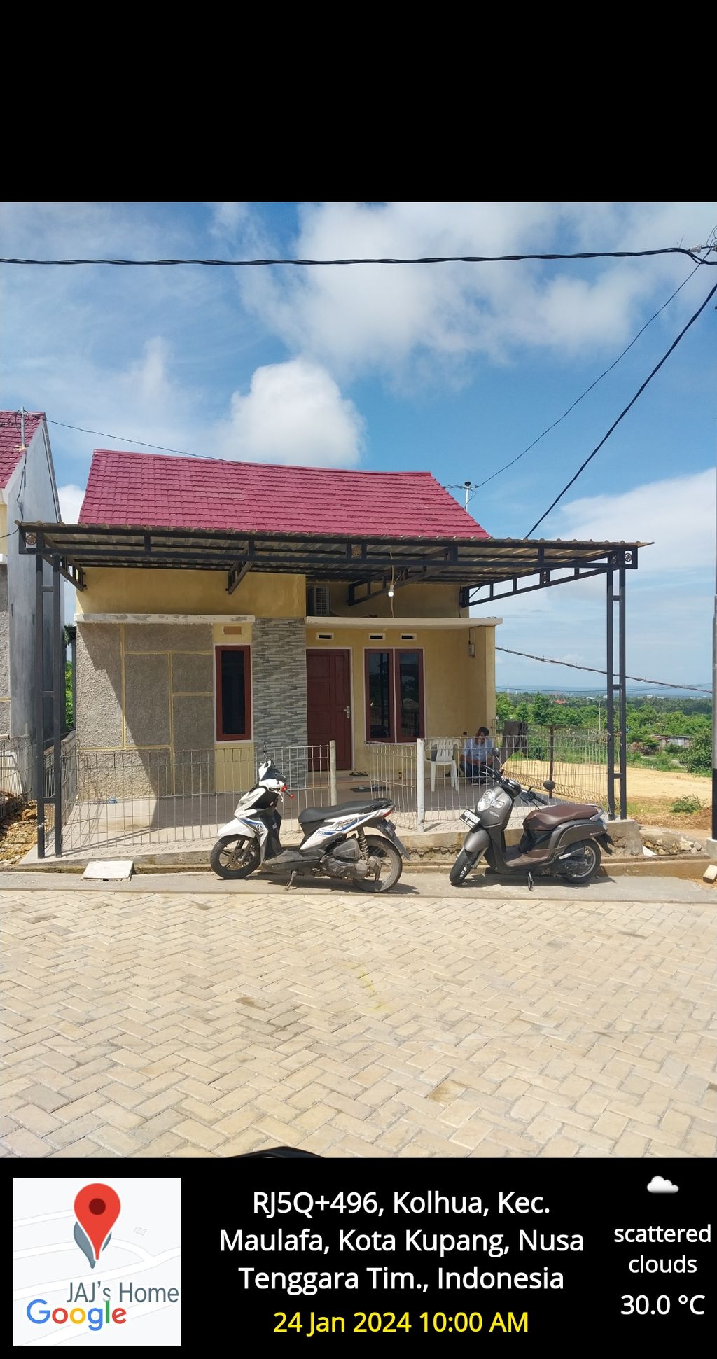 foto tampak rumah tipe 36 perumahan petuk indah kupang tahap 2