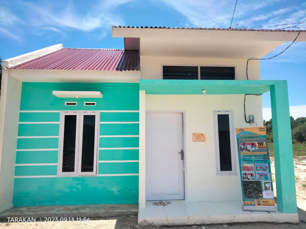 foto tampak rumah tipe GRIYA ALAM JUATA 36 perumahan Griya Alam Juata