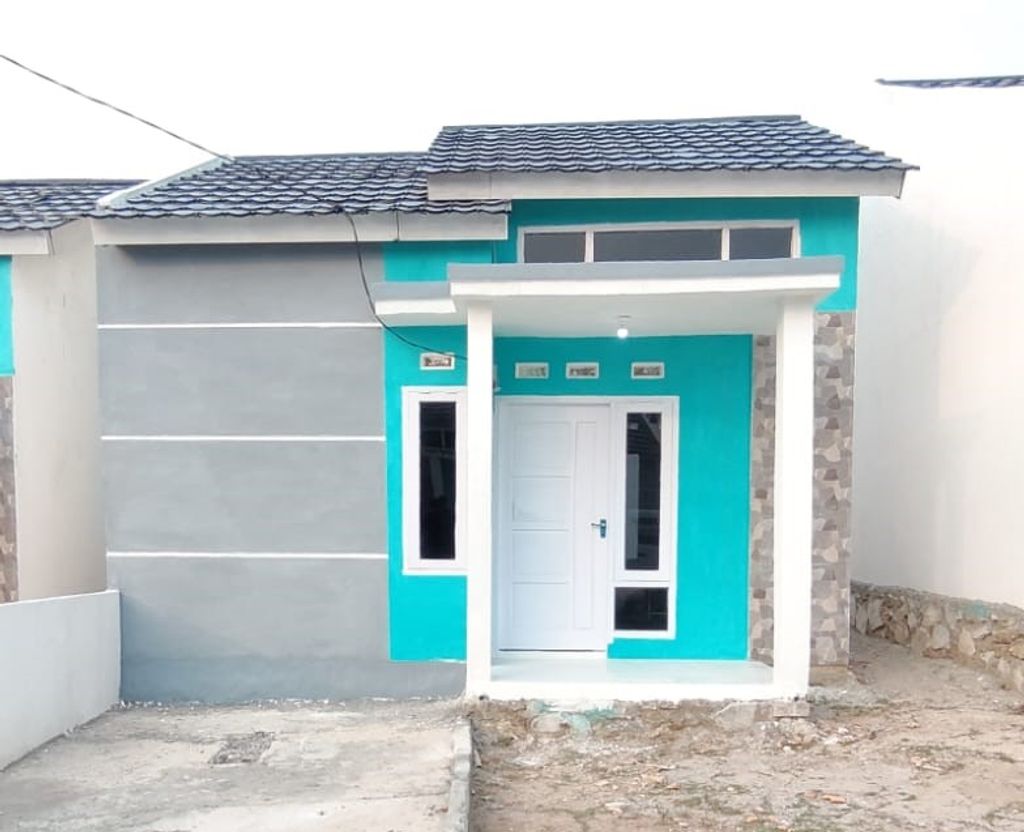 foto tampak rumah tipe 36 NEW 2024 perumahan TUBAGUS OGAN PERMAI 1