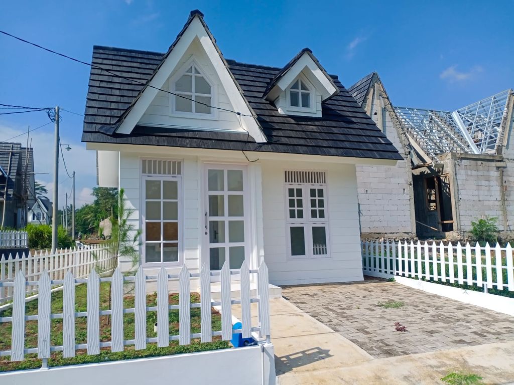 foto tampak rumah tipe 21 perumahan Tasnim Vintage