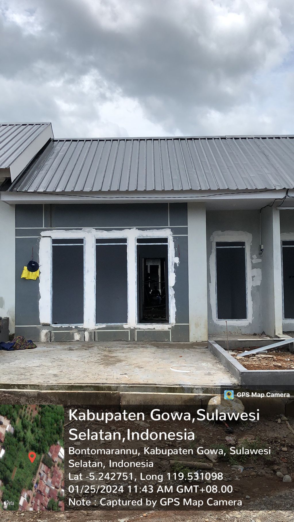 foto tampak rumah tipe 36 perumahan Rumah Renjana Pakatto