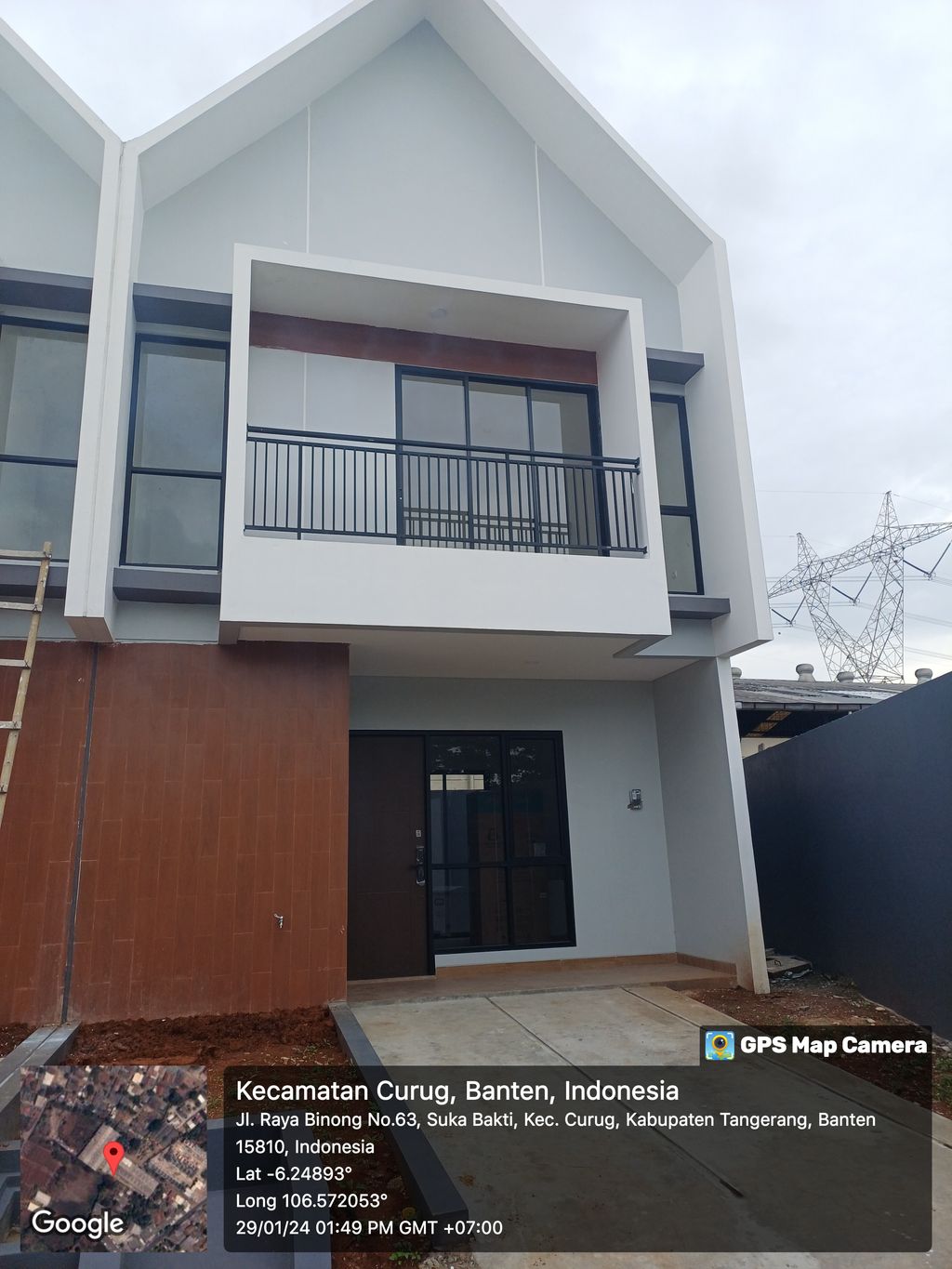 foto tampak rumah tipe A-25 perumahan SUMA VILLAGE