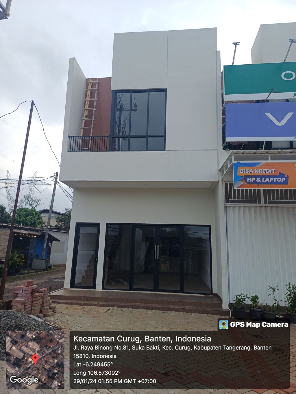 foto tampak rumah tipe RUKO perumahan SUMA VILLAGE