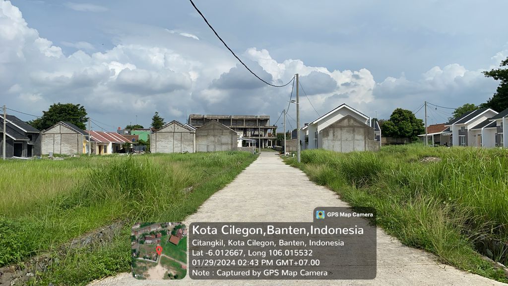 foto posisi tengah perumahan KIRANA PERMATA CILEGON