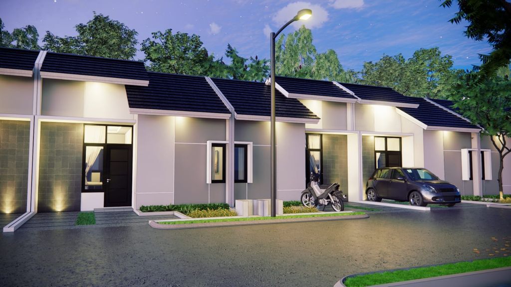foto tampak rumah tipe 31/60 perumahan TAMAN SUKAMULYA INDAH TAHAP II