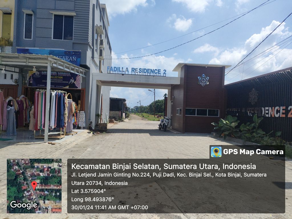 foto gerbang perumahan Perumahan Fadilla Residence II