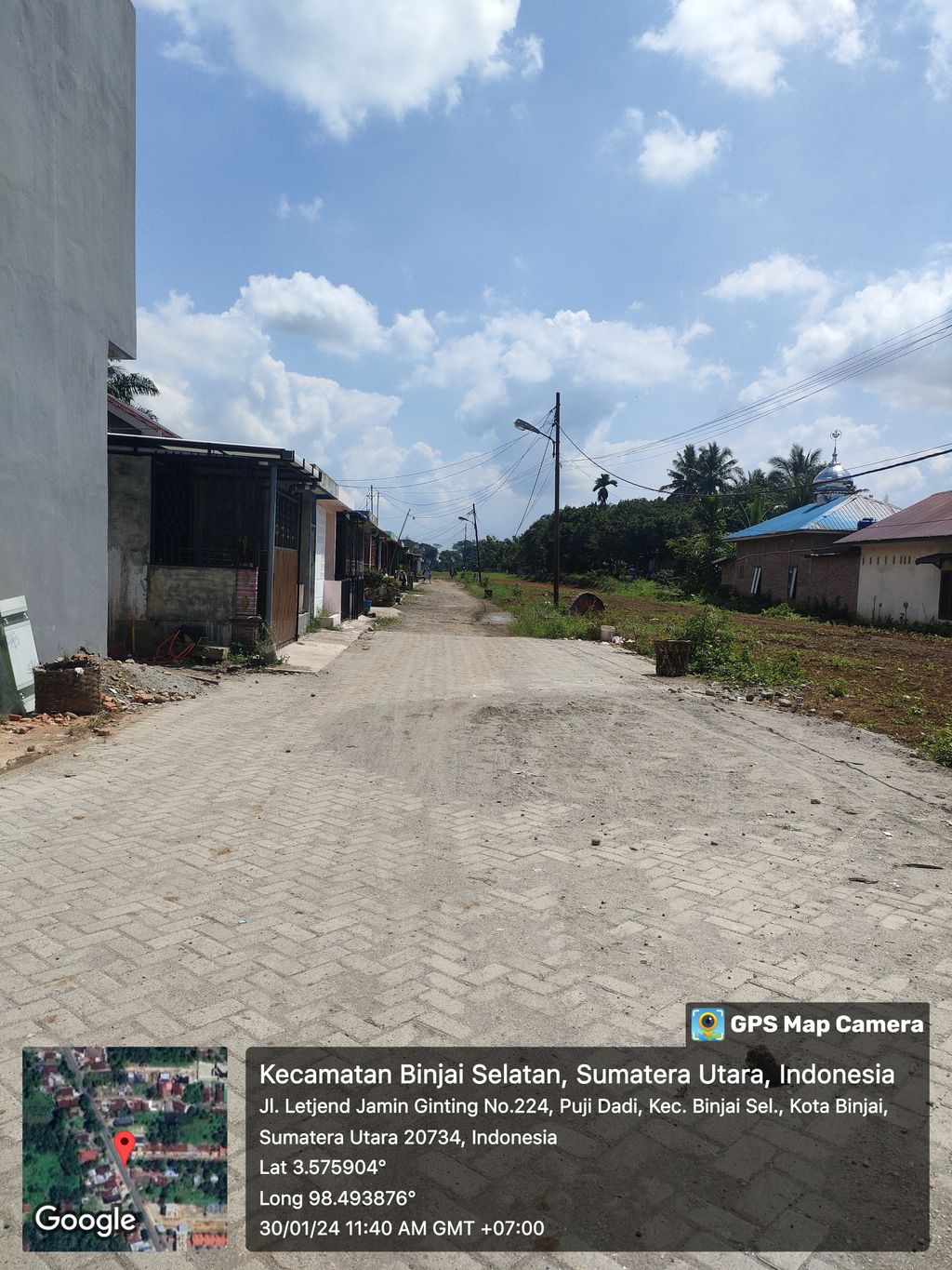 foto posisi tengah perumahan Perumahan Fadilla Residence II