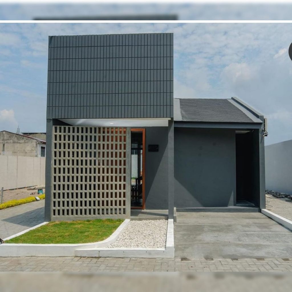foto tampak rumah tipe 42 perumahan KOMPLEK ELEMEN