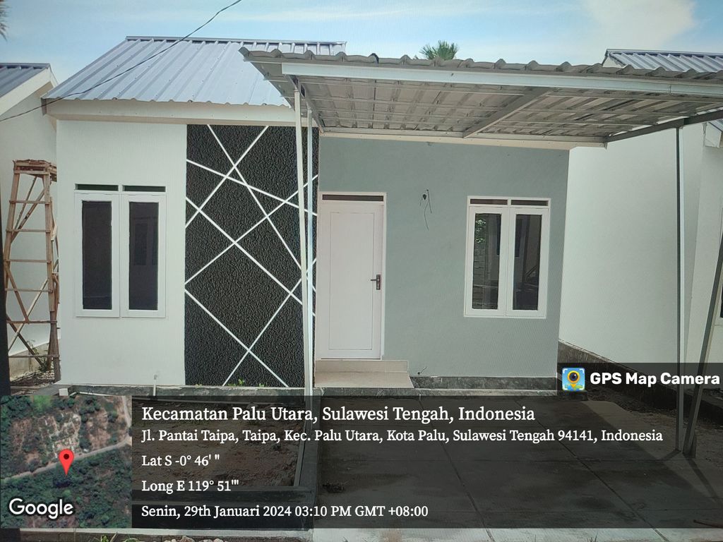 foto tampak rumah tipe 36 perumahan GRAHA PRIMA REGENCY TAIPA