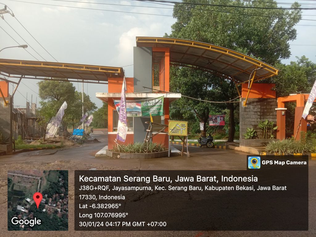 foto gerbang perumahan GRAND CIKARANG VILLAGE II