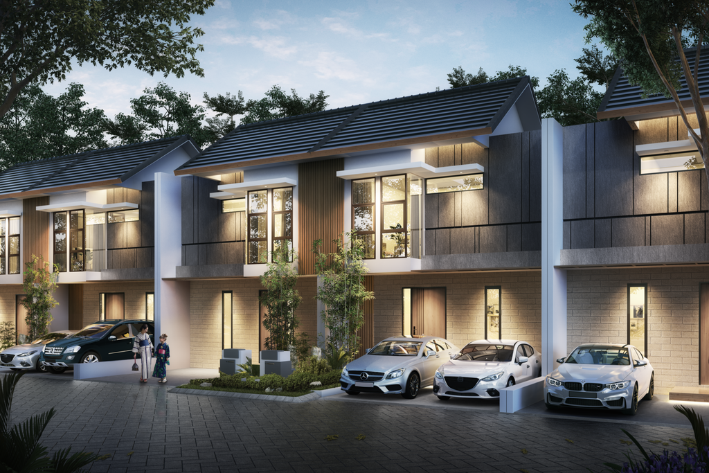 foto tampak rumah tipe 3 BR Daichi House perumahan Perumahan Shoji Land