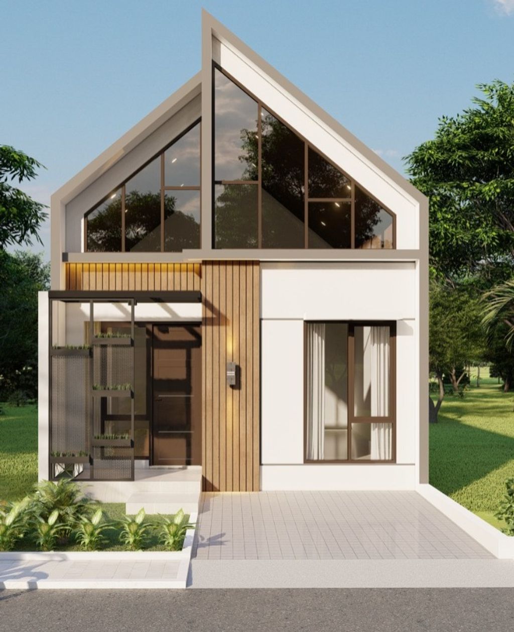 foto tampak rumah tipe 36/72 New perumahan BUKIT CIKERETEG INDAH