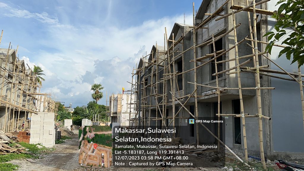 foto posisi tengah perumahan Marshmallow
