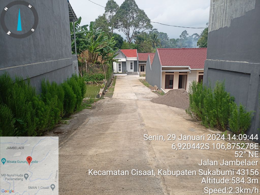 foto gerbang perumahan Pesona Putri Sunda