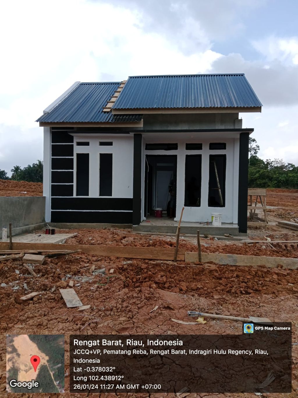 foto tampak rumah tipe SUBSIDI 36 perumahan NUANSA INDAH RESIDENCE 2