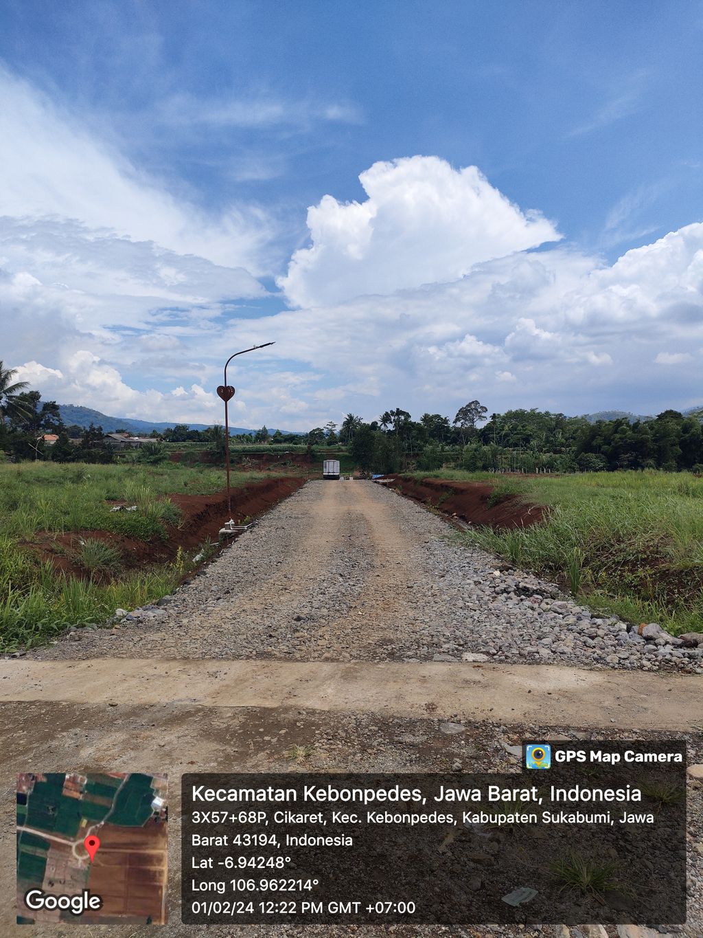 foto posisi tengah perumahan Taman Asri Residence