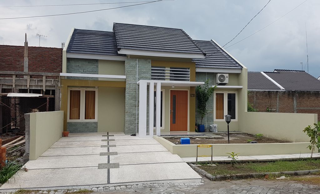 foto tampak rumah tipe 61/135 perumahan Perumahan Jombang Citra Raya