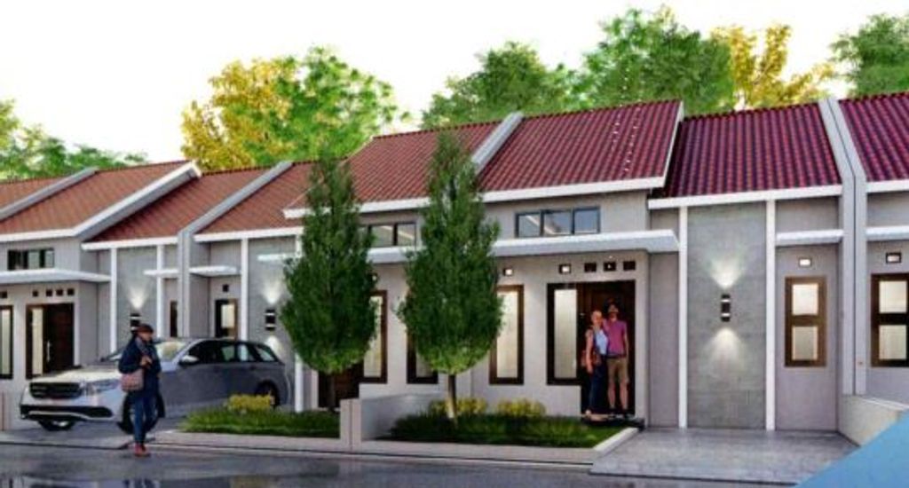 foto tampak rumah tipe 36 perumahan PERUMAHAN GRAHA UTAMA PROTO 2