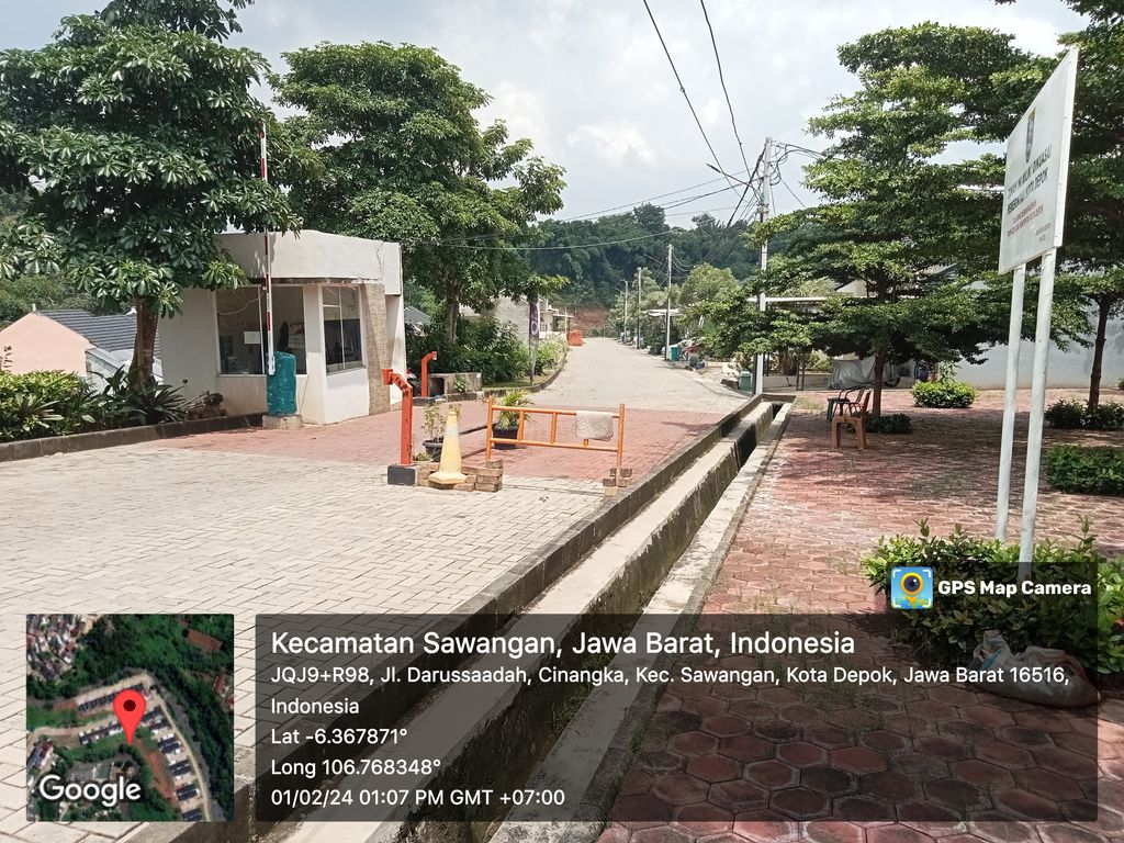 foto posisi tengah perumahan BUKIT PERMATA INDAH CLUSTER EMERALD