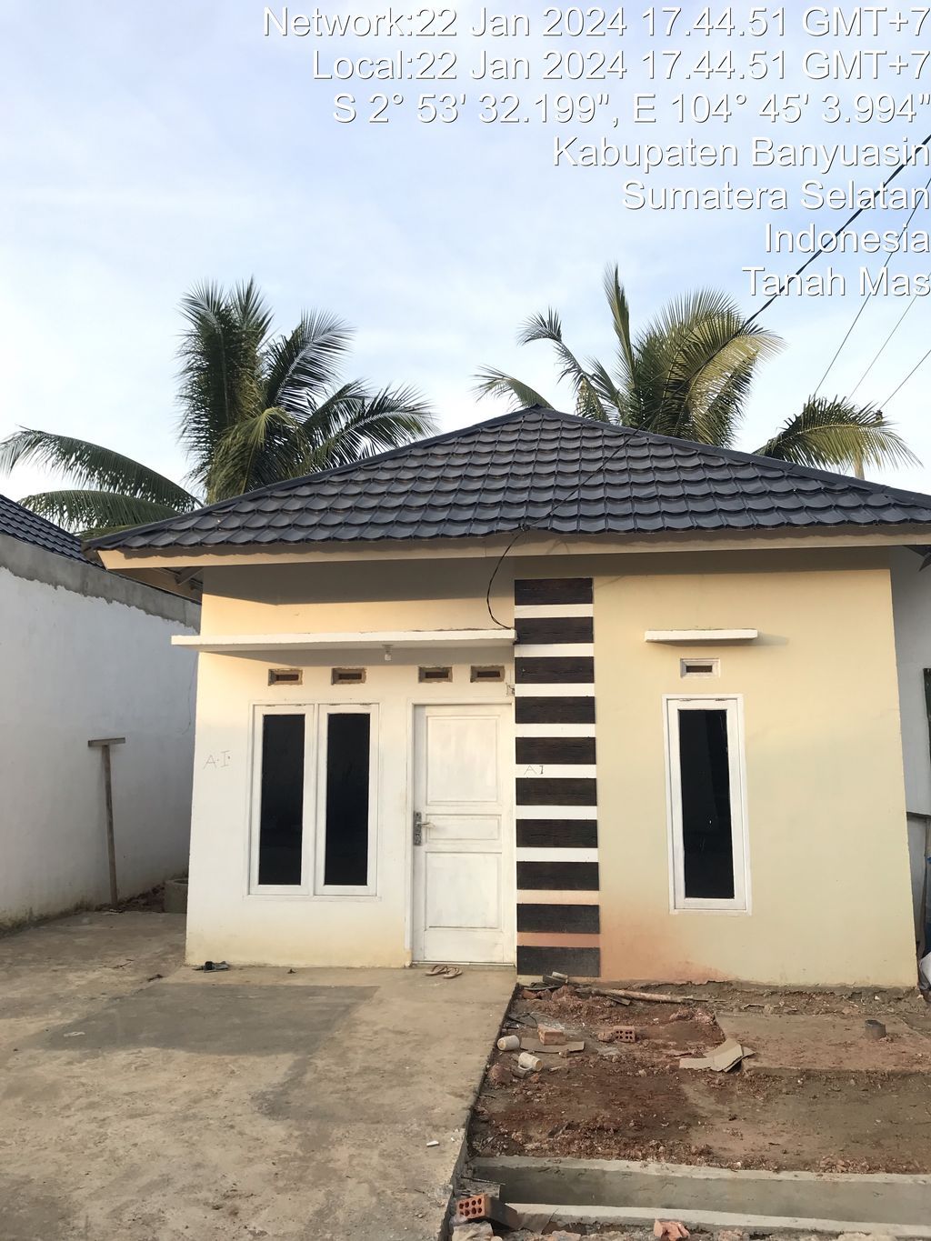 foto tampak rumah tipe 36 perumahan GRIYA MITRA PERDANA