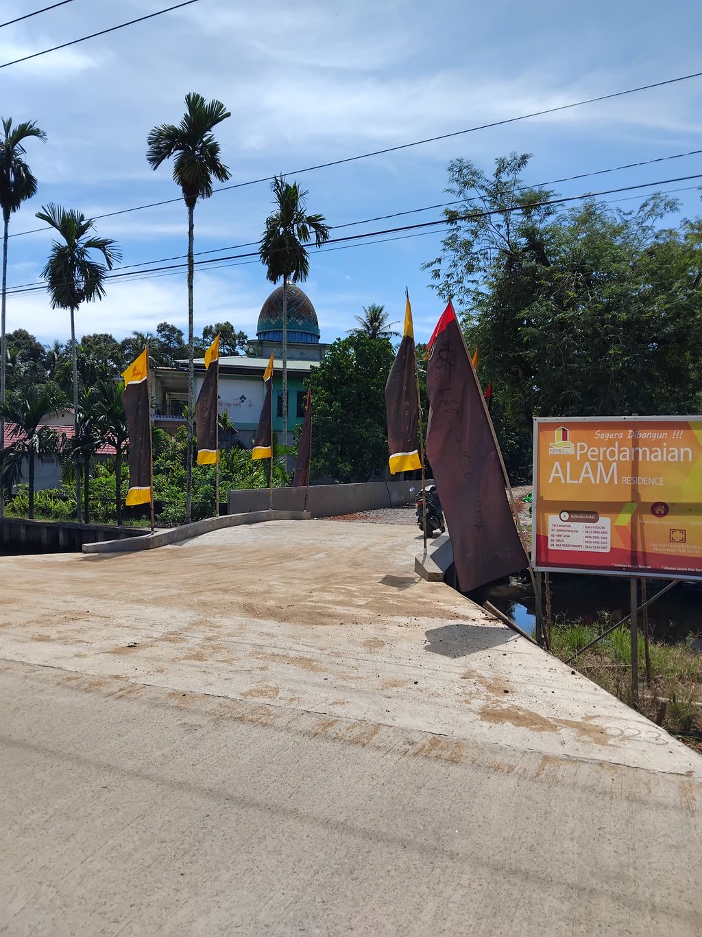 foto gerbang perumahan PERDAMAIAN ALAM RESIDENCE