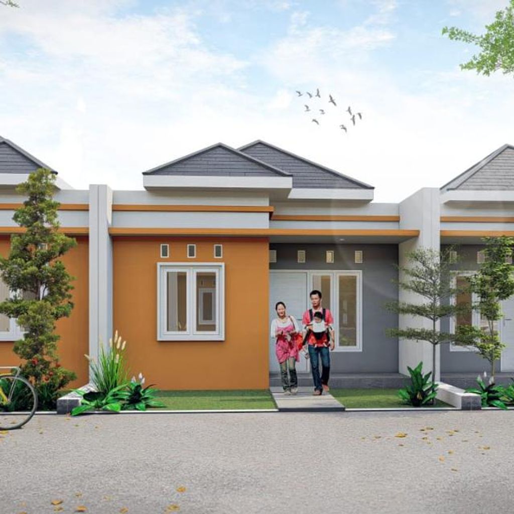foto tampak rumah tipe 30/95 perumahan ASTINA RESIDENCE KALIJAMBE