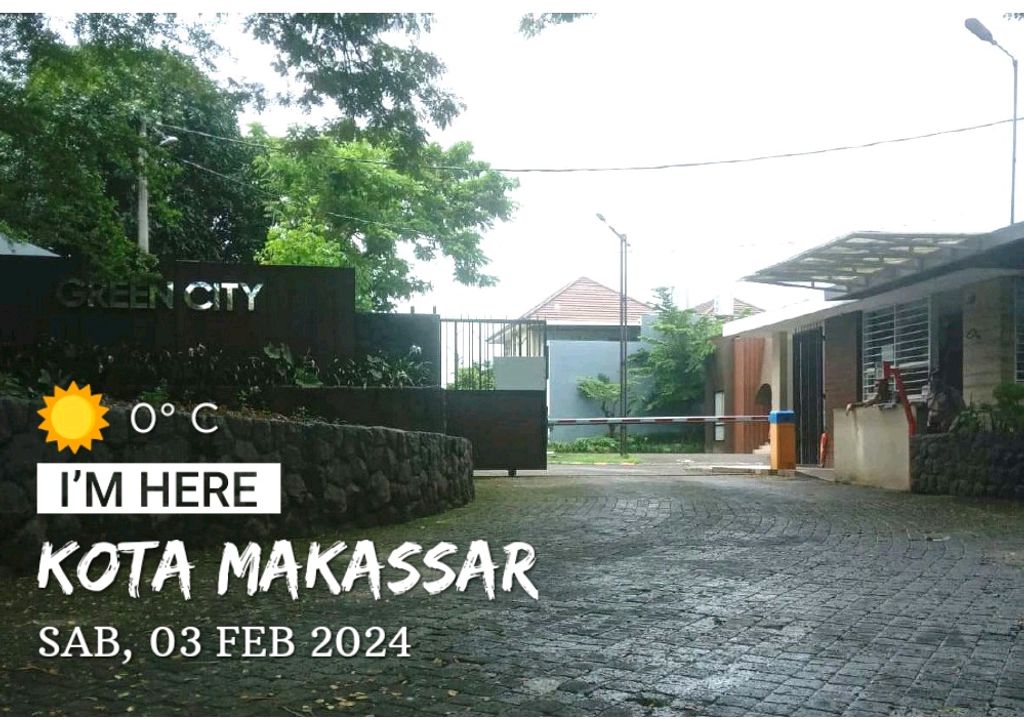 foto gerbang perumahan GREEN CITY
