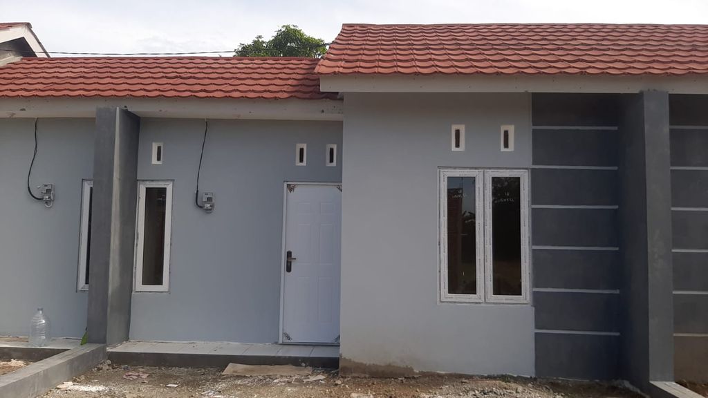 foto tampak rumah tipe 30/72 harga baru 2024 perumahan Sakinah Village Kertasinduyasa