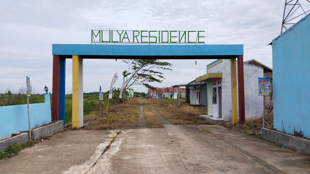 foto gerbang perumahan MULYA RESIDENCE