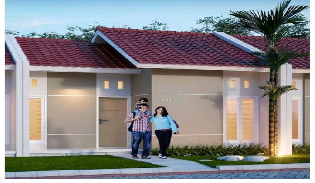 foto tampak rumah tipe 36/60 perumahan ROYAL PANGLEGUR 2