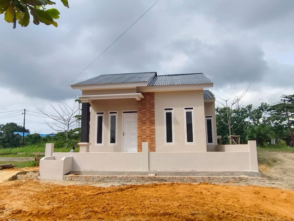 foto tampak rumah tipe 36 perumahan LIA SARI RESIDENCE