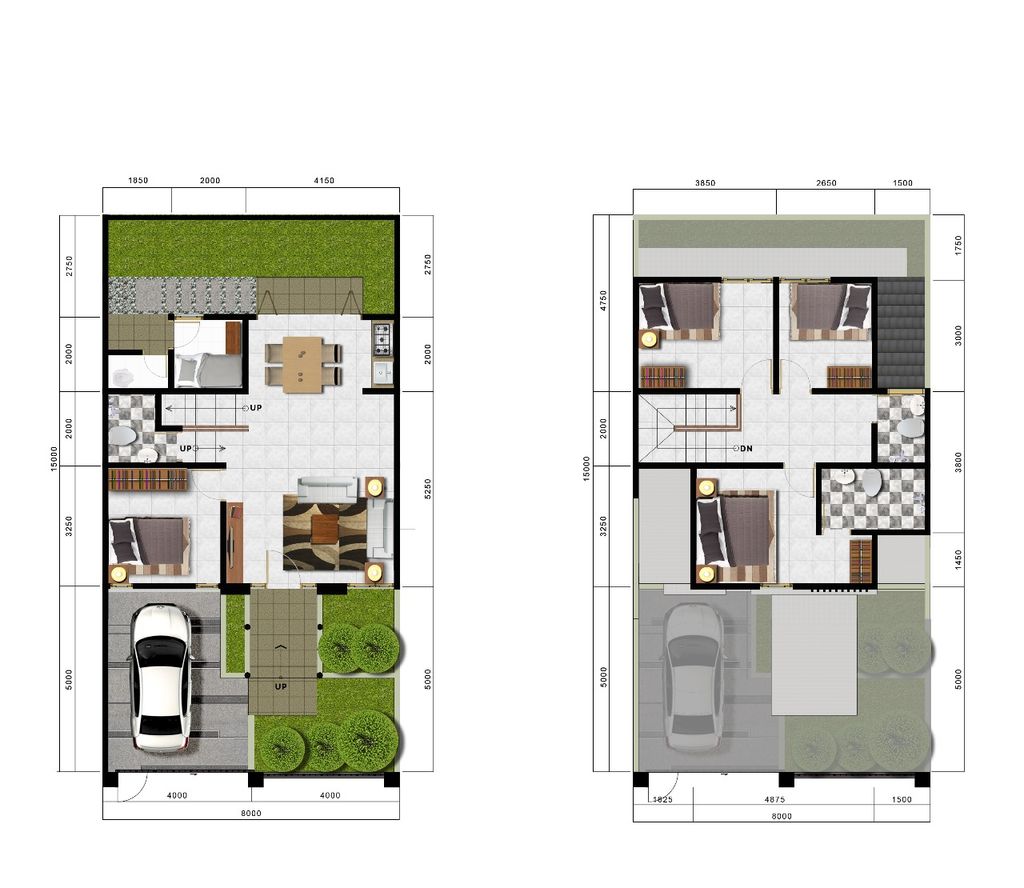 foto denah rumah tipe CARTENSZ CLASSIC perumahan CITRA SENTUL RAYA