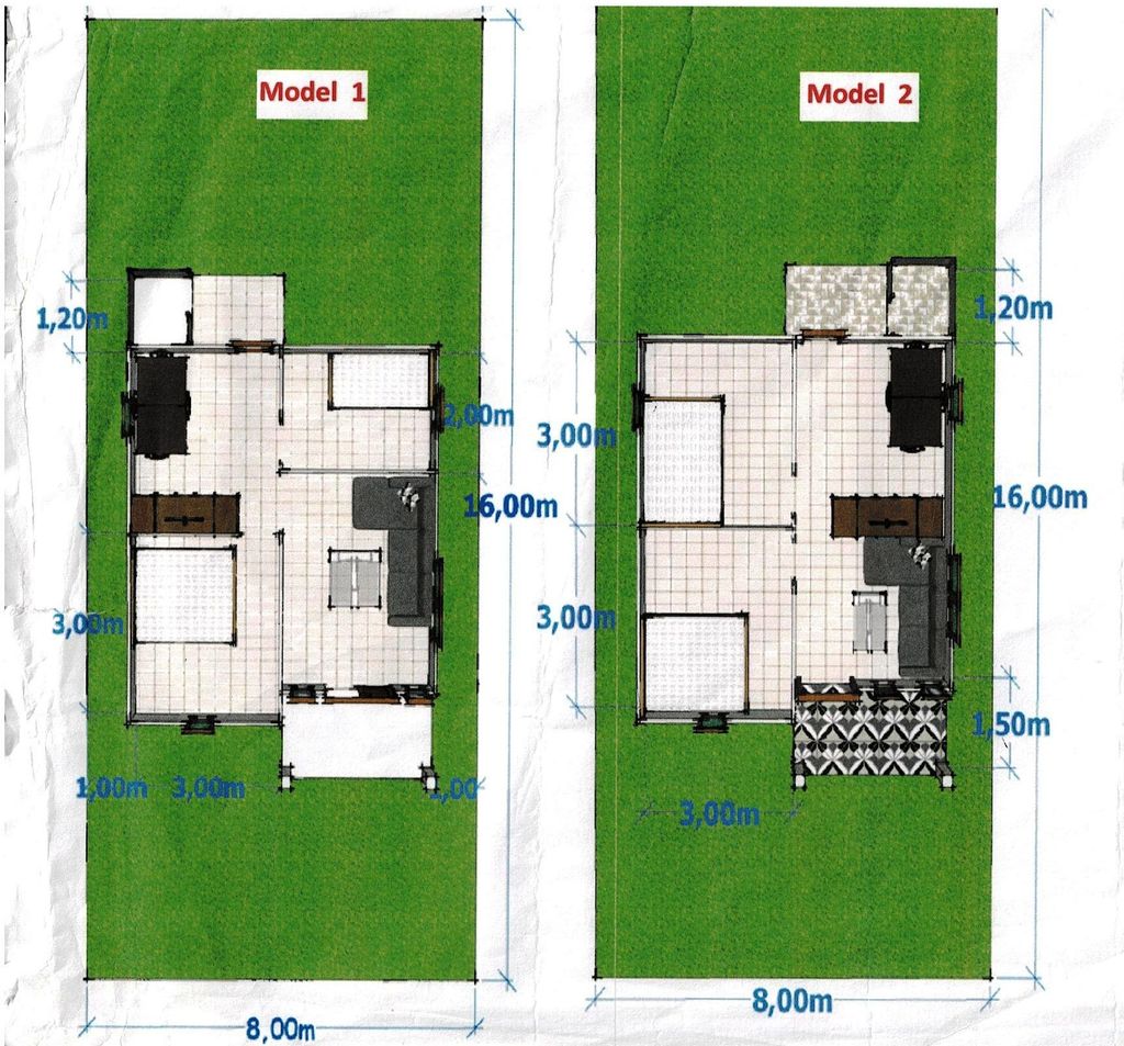 foto tampak rumah tipe KPR Subsidi perumahan Permata Ungu Dua