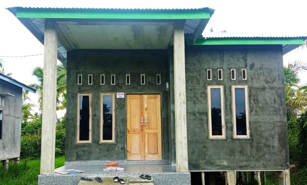 foto denah rumah tipe KPR Subsidi perumahan Permata Ungu Dua