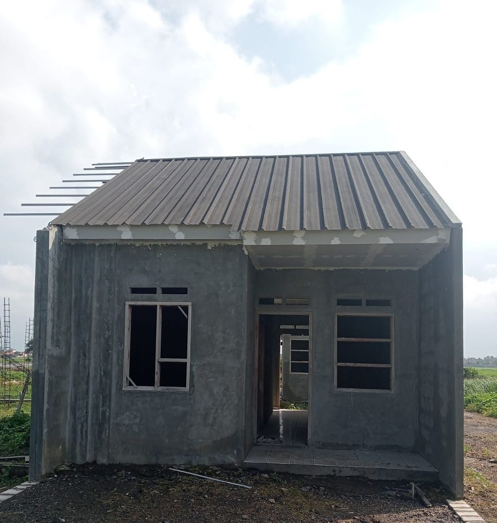 foto tampak rumah tipe SUBSIDI perumahan Green Anjatan Residence