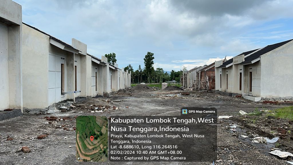 foto posisi tengah perumahan Permata Garden 2 Tahap 1