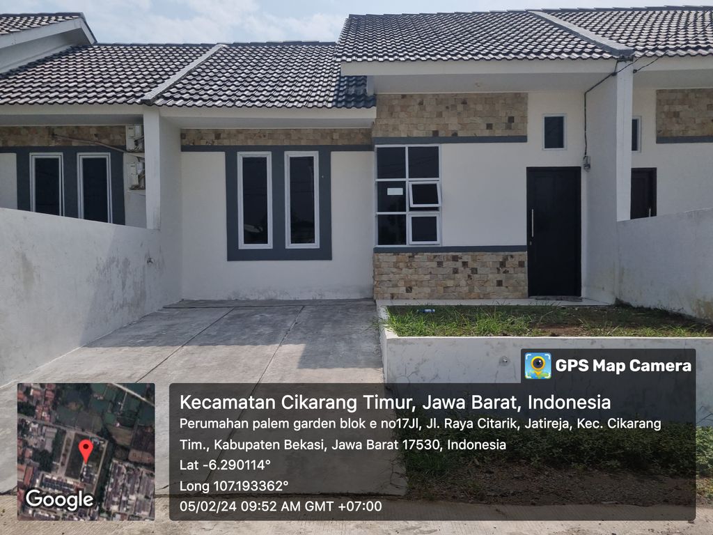 foto contoh rumah perumahan PALEM GARDEN JATIREJA