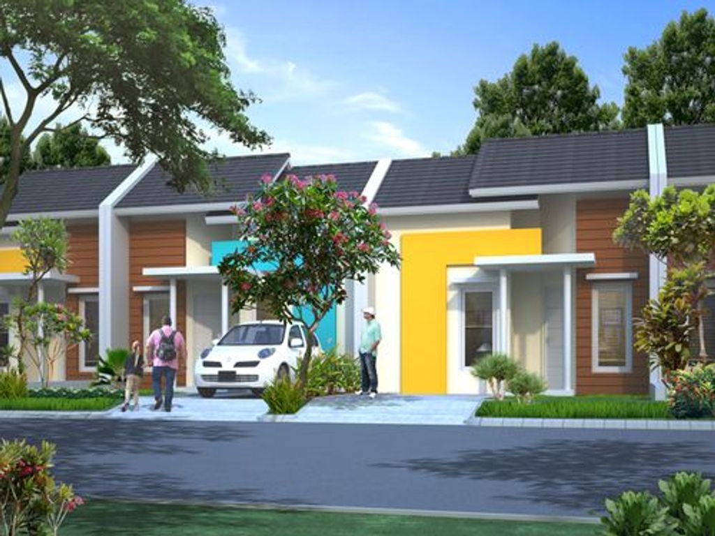 foto tampak rumah tipe OD 22/106 perumahan Harvest City