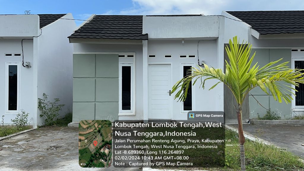 foto tampak rumah tipe 30/84 perumahan Permata Garden 2 Tahap 1