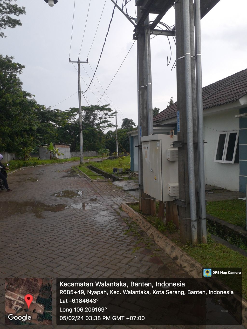 foto posisi tengah perumahan Graha Cibogo