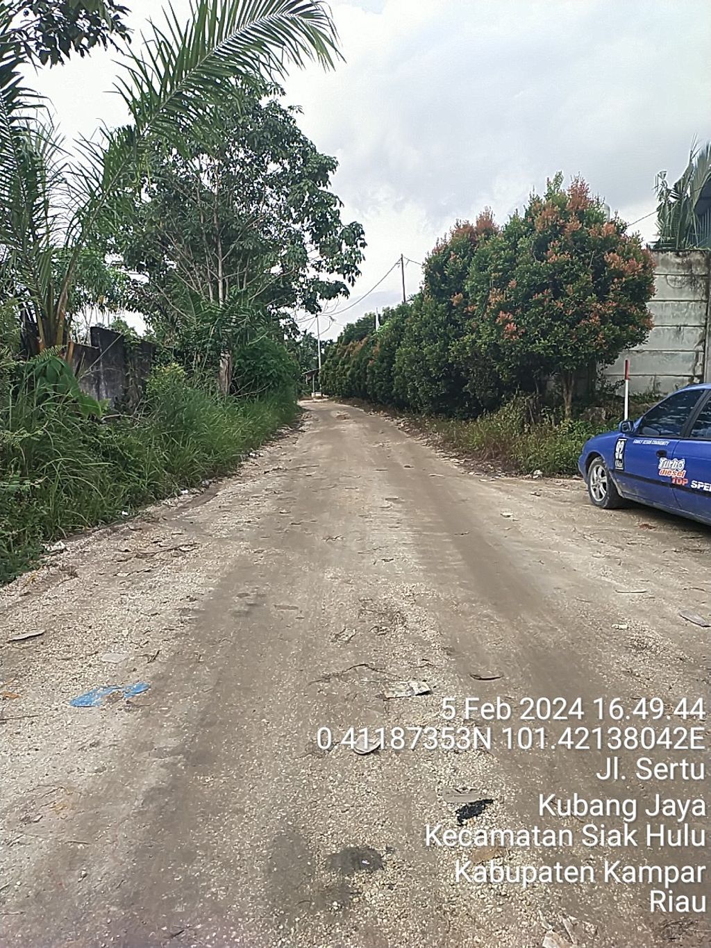 foto gerbang perumahan INARA RATU