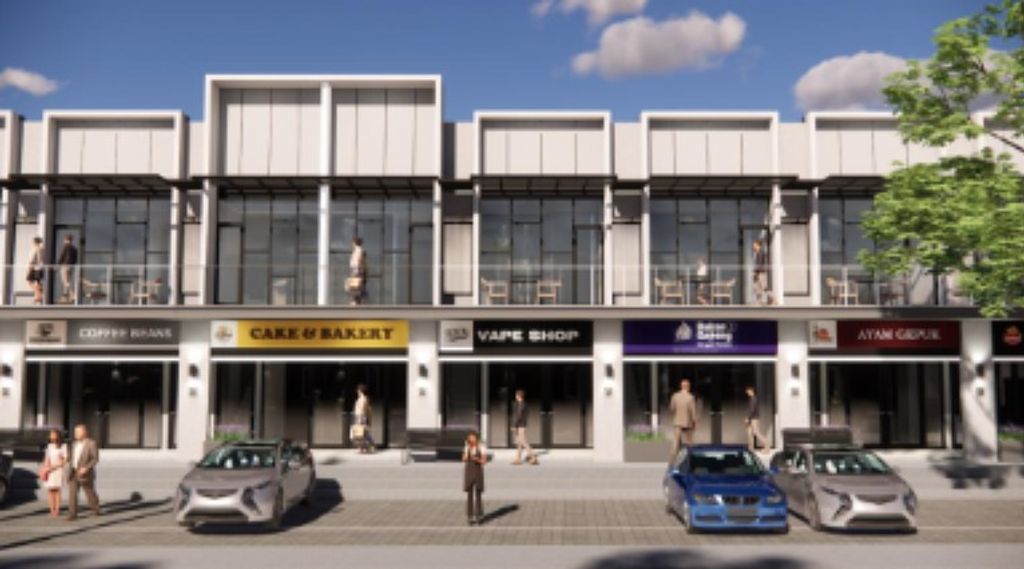 foto tampak rumah tipe BVS 70/63 perumahan HARVEST CITY (BOULEVARD SAKURA)