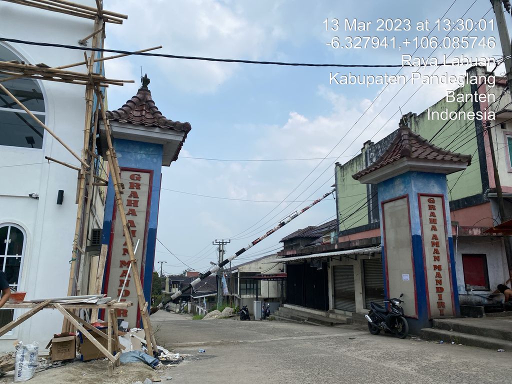 foto gerbang perumahan GRAHA AMAN MANDIRI 3 TAHAP 2