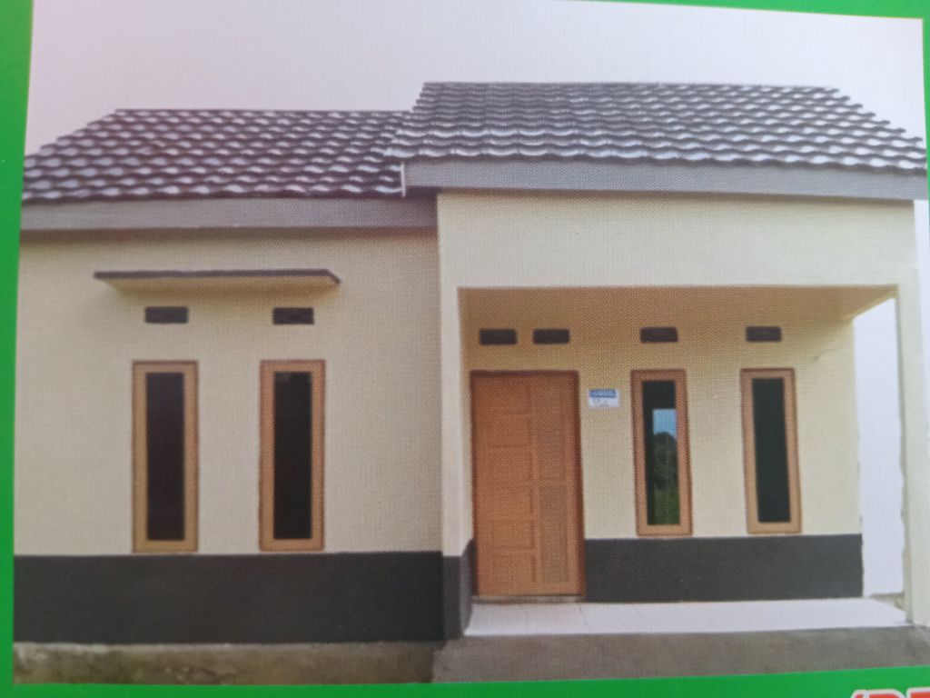 foto tampak rumah tipe 36 perumahan LANGGENG CITRA PERSADA 3