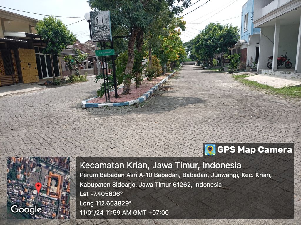 foto posisi tengah perumahan BABADAN ASRI